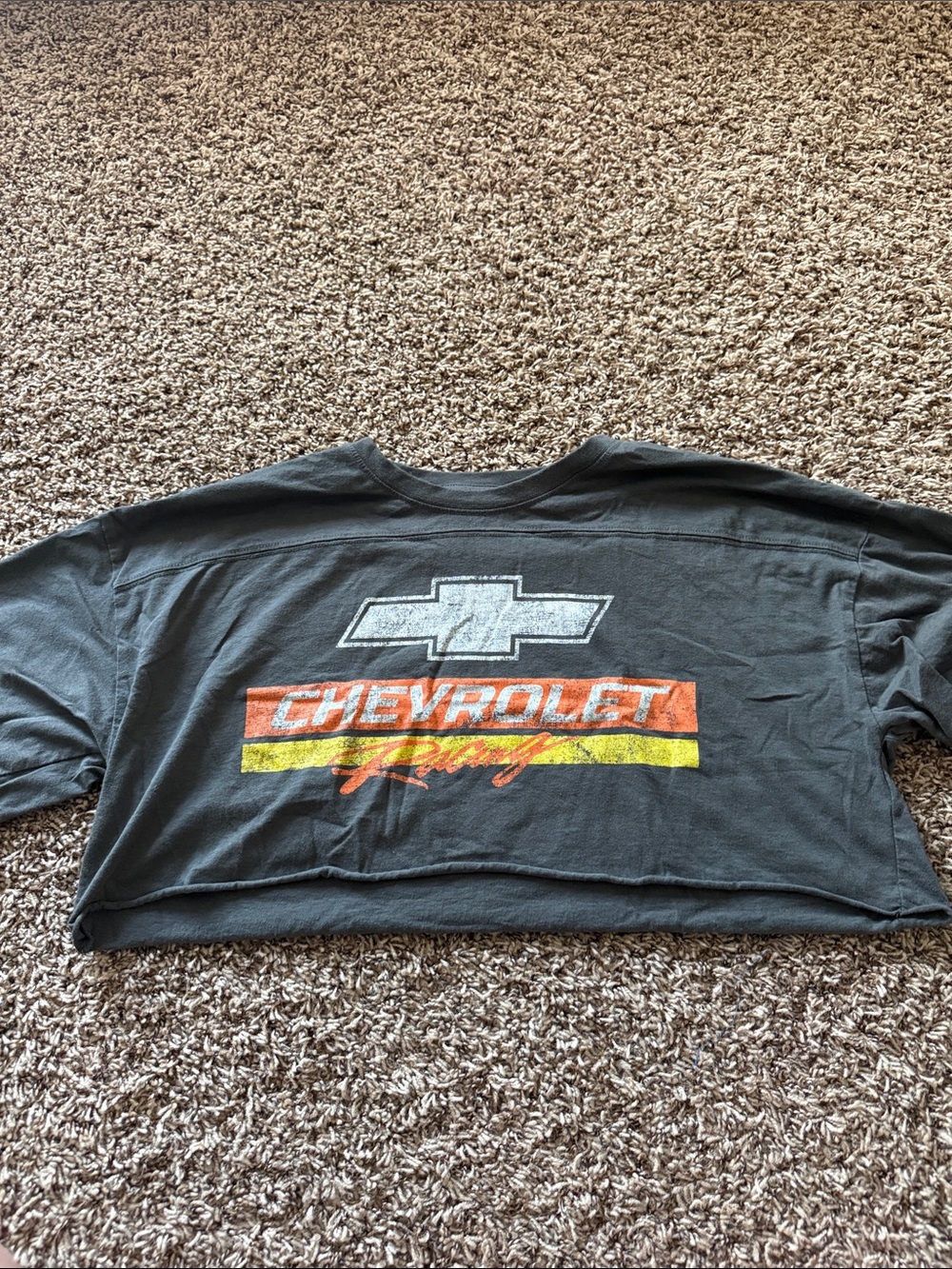 Chevrolet Racing Black Crop Tee - Women's